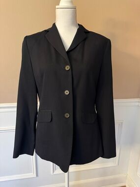 LOFT Women's Navy Silk Blazer